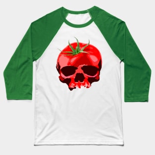 Tomato Skull Baseball T-Shirt